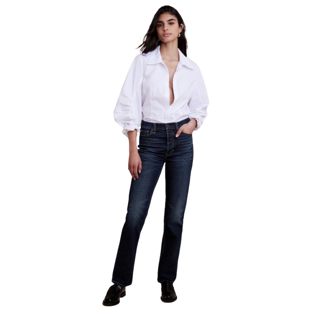 Banana republic, high-rise, straight leg ankle length jeans NWT